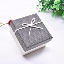 10 PCS Watch Bracelet Box Jewelry Gift Packaging Box, Specification: 9x8.5x5.5cm(Grey White)