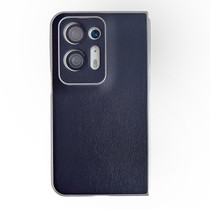 For OPPO Find N2 Morandi Pearlescent Paint Shockproof Phone Case(Black)
