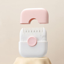 2 In 1 Hair Sharpener Comb Hair Clipper For Chopped Split Ends Cutting Thinning(Pink)