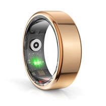 R02 SIZE 11 Smart Ring, Support Heart Rate / Blood Oxygen / Sleep Monitoring / Multiple Sports Modes(Gold)