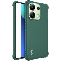 For Xiaomi Redmi Note 13 4G Global imak Shockproof Airbag TPU Phone Case(Matte Green)