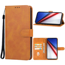 For DOOGEE DK10 Leather Phone Case(Brown)