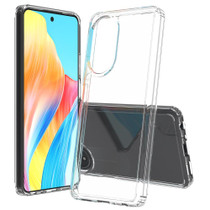 For OPPO A58 4G Scratchproof Acrylic TPU Phone Case(Transparent)