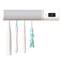 YZZ-XX01 Intelligent Sensor Toothbrush Sterilizer Automatically Turns On UVC Ultraviolet Sterilization Toothbrush Sterilization Box(White)