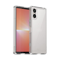 For Sony Xperia 5 V Colorful Series Acrylic Hybrid TPU Phone Case(Transparent)