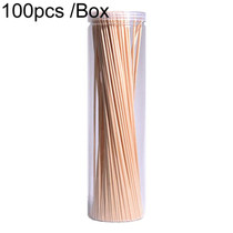 100pcs /Box 3mmx30cm Rattan Aromatherapy Stick Floral Water Diffuser Hotel Deodorizing Diffuser Stick(Wood Color)