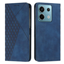 For Xiaomi Redmi Note 13 Pro 4G Global Diamond Splicing Skin Feel Magnetic Leather Phone Case(Blue)