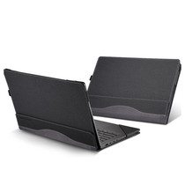 For Samsung Galaxy Book 3 Pro 360 16 Inch Leather Laptop Anti-Fall Wear-Resistant Protective Case(Black)