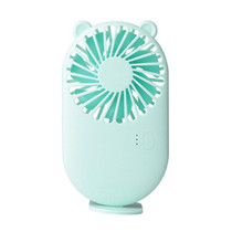 Portable Mini USB Charging Pocket Fan with 3 Speed Control (Green)