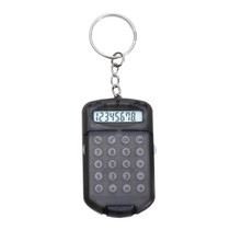 Flip Top Portable Mini Calculator Student Exam Office Calculator(Black)