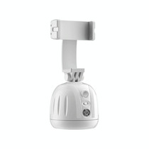 360 Degree Intelligent Follow Live Video Recording Desktop Stabilizer(White)