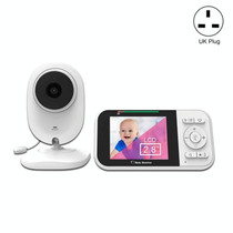 218 Temperature Detection 2 Way Voice Baby Security Video Camera 2.8-inch LCD Baby Monitor(UK Plug)
