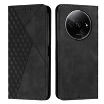 For Xiaomi Redmi A3 Diamond Splicing Skin Feel Magnetic Leather Phone Case(Black)