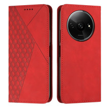 For Xiaomi Redmi A3 Diamond Splicing Skin Feel Magnetic Leather Phone Case(Red)