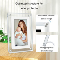 5 Inch HD Digital Photo Frame Crystal Advertising Player 1080P Motion Video Picture Display Player(UK Plug)