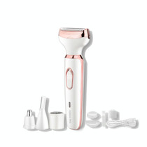 SONAX PRO SN-8666  4-in-1 Ladies Shaving Washable Rechargeable Hair Removal Device(White)