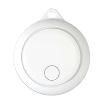 Global Positioning Pet Key Circular Anti-Lost Device Locator(White)