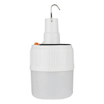 Rechargeable LED Solar Bulb Light Waterproof Night Market Stall Energy Saving Lamp, Model: 24LED