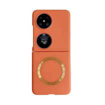 For Huawei Pocket 2 Skin Feel Magsafe Magnetic Shockproof PC Phone Case(Orange)