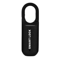 Smart USB Charging Bag Fingerprint Padlock Furniture Backpack Lock(Black)