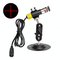 20mw Cross Red Light Adjustable Infrared Laser Positioning LED Work Light with Holder(EU Plug)