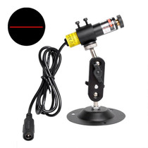 20mw Line Red Light Adjustable Infrared Laser Positioning LED Work Light with Holder(US Plug)