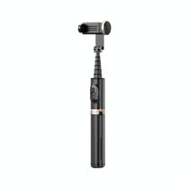 ZGA S02 Bluetooth Remote Control Hidden Tripod Selfie Stick(Black)