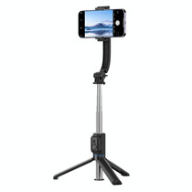 ZGA S01 Bluetooth Remote Control Detachable Tripod Selfie Stick(Black)