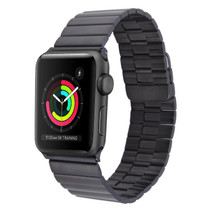 For Apple Watch 38mm Bamboo Stainless Steel Magnetic Watch Band(Black)