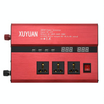 XUYUAN 3000W Car Inverter USB Display Charging Converter, Specification: 24V to 220V