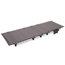 CLS Outdoor Lightweight Folding Bed Camping Simple Leisure Bed(Gray)