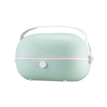Office Workers Can Plug In Electric Cooking Self-Heating Insulated Lunch Box CN Plug(Fruit Green)