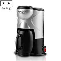 Homezest Household Small Coffee Machine Fully Automatic Portable Mini Single Cup Coffee Maker, Style:EU Plug(Black)