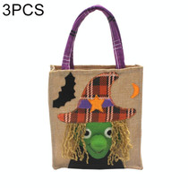 Halloween Decoration Supplies Tote Bag Mall Hotel Biscuits Apple Gift Bag(Witch)