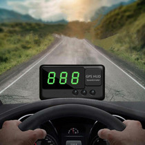 Kingneed C60 3inch Car HUD Head-up Display Car Speed Meter Universal Projection GPS Satellite Speed Measurement(Black)