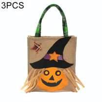 Halloween Decoration Supplies Tote Bag Mall Hotel Biscuits Apple Gift Bag(Pumpkin)