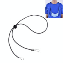 10 PCS Mask Anti-lost Adjustable Lanyard and Ear Hook(Grey)