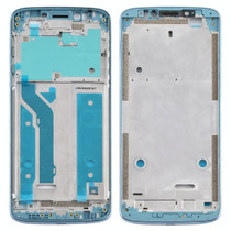 Front Housing LCD Frame Bezel Plate for Motorola Moto E5 Plus (Blue)