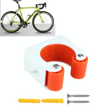 2 PCS Bicycle Parking Buckle Children Road Bike Mountain Bike Simple Wall Mount, Style:Mountain Bike(Orange)