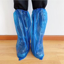 50 Pairs Disposable Shoe Cover Long Tube Protective Dustproof Waterproof Shoe Cover, Specification: Thickness 55cmx35cm