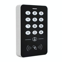 Simple IDIC Card Access Control All-in-one Machine Key Touch Access Control Controller Induction Card  Password, Style:A1-Physical Buttons