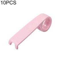 10 PCS Creative Anti-dirty Ring Toilet Lid Lift Toilet Accessories(Pink)