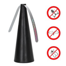 Multifunctional Fan Blade Automatic Fly Catcher Mosquito Repellent Fan, Size: 9x9x25cm(Black)