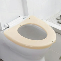 Travel Portable Foldable Toilet Pad Plastic Waterproof Bathroom Seat Cover Mats(Creamy-white)