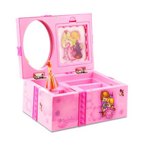 Girly Heart Dancing Girl Jewelry Storage Music Box, Style:Swing(Pink)
