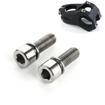 2 PCS Bicycle Accessories Titanium Bottle Cage Screw M5 15mm(Titanium Color)