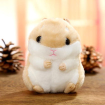 Cute Hamster Keychain Bag Pendant Plush Doll(Light Brown)