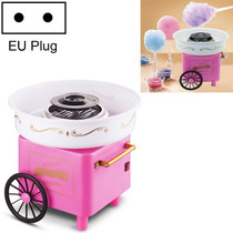 Retro Trolley Mini Cotton Candy Machine, Specification:European Regulations 220 V(Pink)