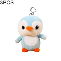 3 PCS Cute Cartoon Penguin Plush Doll Keychain Pendant(4)