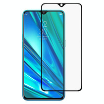 For OPPO Realme 5 Pro Full Glue Full Cover Screen Protector Tempered Glass Film